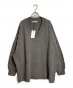 RIM.ARKリムアーク）の古着「V-neck big knit PO Vネックニット」｜ブラウン