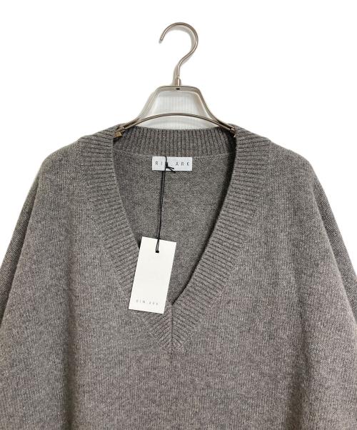 RIM.ARK（リムアーク）RIM.ARK (リムアーク) V-neck big knit PO Vネックニット ブラウン サイズ:FREEの古着・服飾アイテム