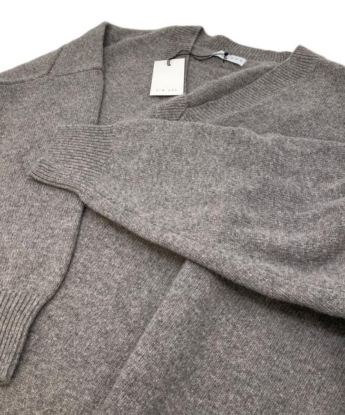 RIM.ARK（リムアーク）RIM.ARK (リムアーク) V-neck big knit PO Vネックニット ブラウン サイズ:FREEの古着・服飾アイテム