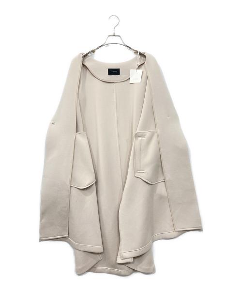 chignon（シニヨン）chignon (シニヨン) ダンボールフォルムコート ベージュ サイズ:Fの古着・服飾アイテム