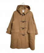 miffewミフュー）の古着「ダッフルダウンコート　ロングコート　アウター　日本製」｜ブラウン