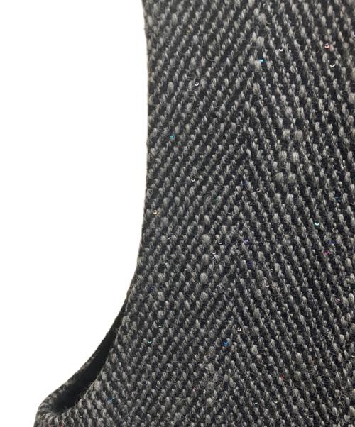 ADORE（アドーア）ADORE (アドーア) スパングルツイードワンピース ブラック サイズ:不明の古着・服飾アイテム