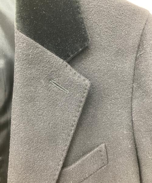 ALEXANDER McQUEEN（アレキサンダーマックイーン）ALEXANDER McQUEEN (アレキサンダーマックイーン) ウールロングコート ブラック サイズ:46の古着・服飾アイテム