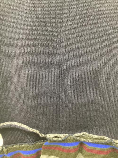 Maison Margiela（メゾンマルジェラ）Maison Margiela (メゾンマルジェラ) GAUGE 5 JERSEY KNIT VEST ネイビー サイズ:Mの古着・服飾アイテム