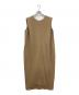 Maison de R（メゾンドアール）の古着「ノースリーブワンピース」｜カーキ