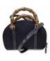GUCCI (グッチ) バンブー 2way ミニショルダーバッグ ブラック：23000円