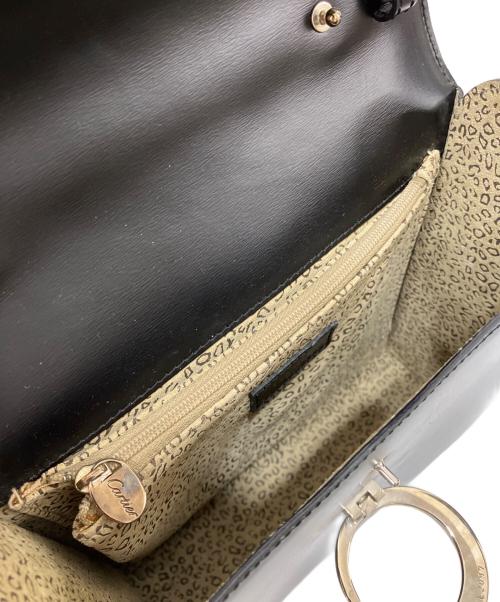 Cartier（カルティエ）Cartier (カルティエ) パンテールハンドバッグ ブラックの古着・服飾アイテム
