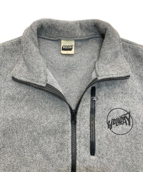 holiday（ホリデー）holiday (ホリデー) CLASSIC FLEECE VEST グレー サイズ:FREEの古着・服飾アイテム