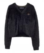 FRED PERRY×RAY BEAMSフレッドペリー×レイ ビームス）の古着「Fluffy V-neck Knit Cardigan」｜ブラック