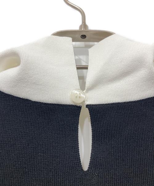 BLUE LABEL CRESTBRIDGE（ブルーレーベルクレストブリッジ）BLUE LABEL CRESTBRIDGE (ブルーレーベルクレストブリッジ) ドライレーヨンストレッチ襟付きプルオーバー ブラック サイズ:38の古着・服飾アイテム