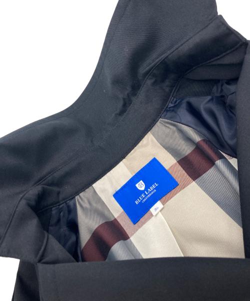 BLUE LABEL CRESTBRIDGE（ブルーレーベルクレストブリッジ）BLUE LABEL CRESTBRIDGE (ブルーレーベルクレストブリッジ) ショートトレンチコート ネイビー サイズ:36の古着・服飾アイテム
