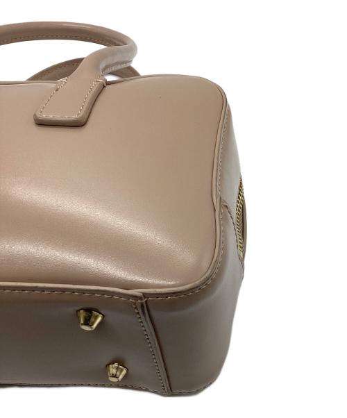 HER LIP TO（ハーリップトゥ）HER LIP TO (ハーリップトゥ) Trois Logo Mini Boston Bag nude beigeの古着・服飾アイテム