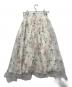 CELFORD (セルフォード) レイヤードフラワープリントスカート ホワイト サイズ:36：9000円