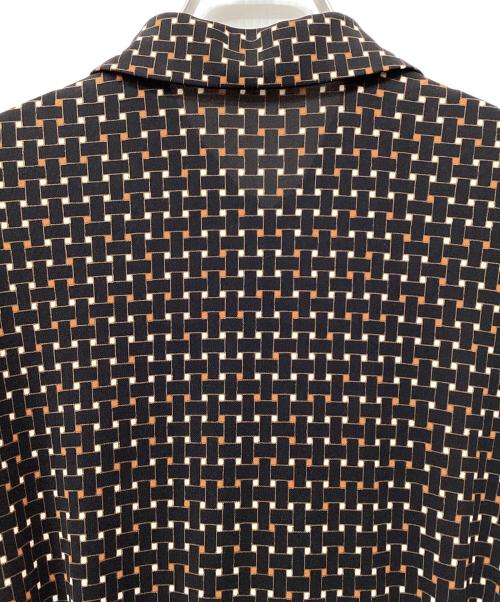 MACKINTOSH LONDON（マッキントッシュ ロンドン）MACKINTOSH LONDON (マッキントッシュ ロンドン) バスケットウィーブワンピース ブラック サイズ:38の古着・服飾アイテム