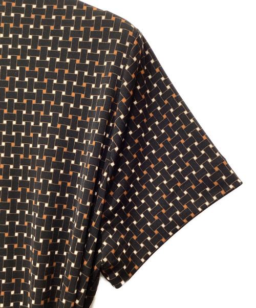 MACKINTOSH LONDON（マッキントッシュ ロンドン）MACKINTOSH LONDON (マッキントッシュ ロンドン) バスケットウィーブワンピース ブラック サイズ:38の古着・服飾アイテム