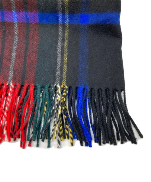 JOHNSTONS OF ELGIN（ジョンストンズオブエルガン）JOHNSTONS OF ELGIN (ジョンストンズオブエルガン) green label relaxing (グリーンレーベルリラクシング) 大判ストール マルチカラーの古着・服飾アイテム