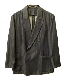 CABAN（キャバン）の古着「コットンデニム ダブルブレストジャケット」｜インディゴ