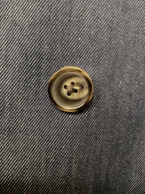 CABAN（キャバン）CABAN (キャバン) コットンデニム ダブルブレストジャケット インディゴ サイズ:Lの古着・服飾アイテム