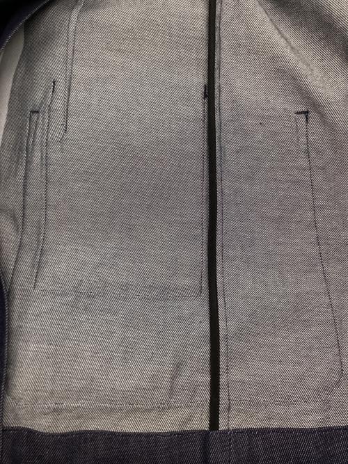 CABAN（キャバン）CABAN (キャバン) コットンデニム ダブルブレストジャケット インディゴ サイズ:Lの古着・服飾アイテム