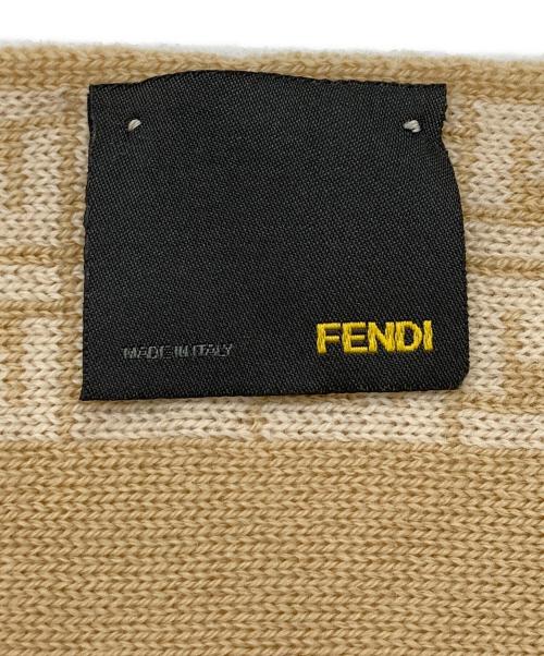 FENDI（フェンディ）FENDI (フェンディ) ウールマフラー ベージュ サイズ:下記参照の古着・服飾アイテム