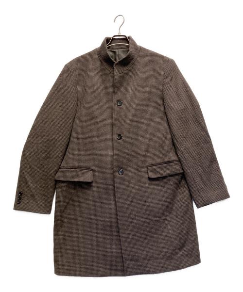 JOURNAL STANDARD（ジャーナルスタンダード）JOURNAL STANDARD (ジャーナルスタンダード) S140 ウールビーバー スタンドコート ブラウン サイズ:Lの古着・服飾アイテム