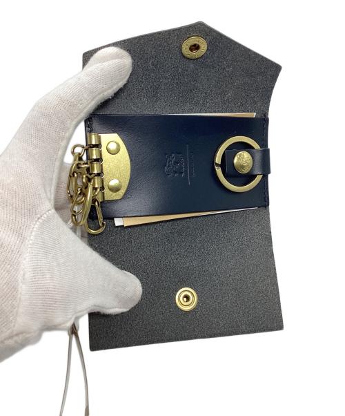 IL BISONTE（イル ビゾンテ）IL BISONTE (イル ビゾンテ) キーケース ネイビーの古着・服飾アイテム