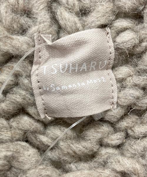 TSUHARU by samansa Mos2（ツハル バイ サマンサモスモス）TSUHARU by samansa Mos2 (ツハル バイ サマンサモスモス) ペルー柄編みニットベスト ベージュ サイズ:Fの古着・服飾アイテム