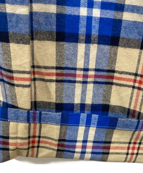 ADER error（アーダーエラー）ADER error (アーダーエラー) チェックパンツ ブルー サイズ:A2の古着・服飾アイテム