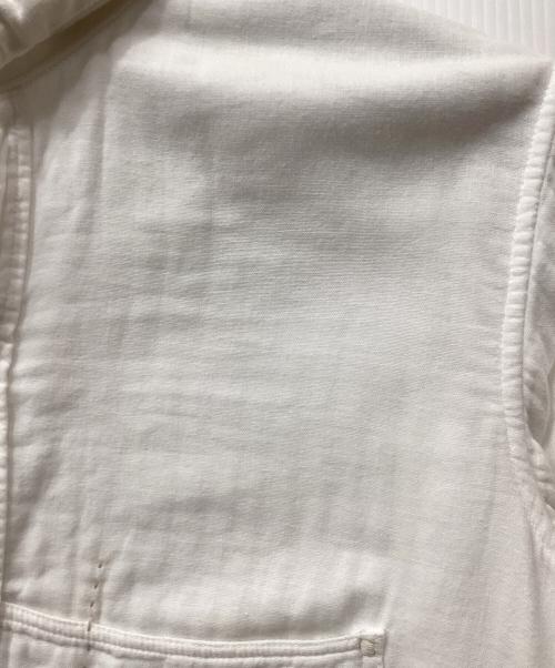 FUNSET OF ART（ファンセットオブアート）FUNSET OF ART (ファンセットオブアート) パッチワークシャツ ホワイト サイズ:Sの古着・服飾アイテム