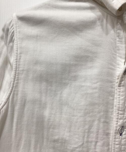 FUNSET OF ART（ファンセットオブアート）FUNSET OF ART (ファンセットオブアート) パッチワークシャツ ホワイト サイズ:Sの古着・服飾アイテム