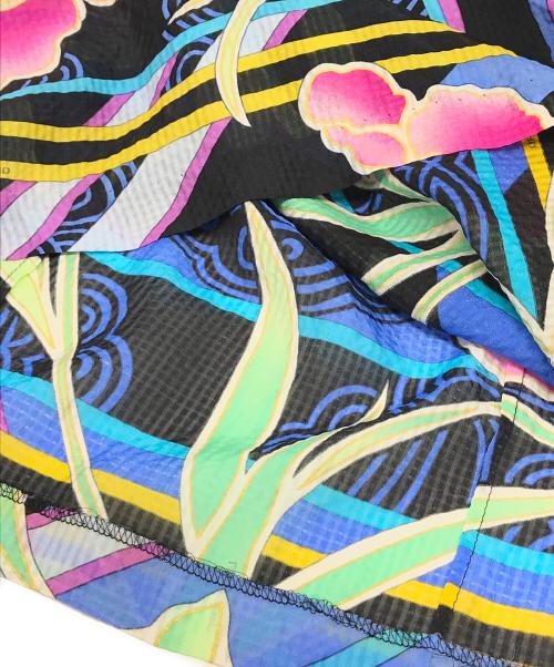 LEONARD（レオナール）LEONARD (レオナール) 長袖総柄シルクブラウス ブルー サイズ:38の古着・服飾アイテム