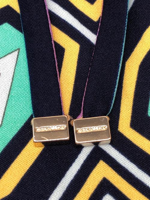 LEONARD（レオナール）LEONARD (レオナール) 総柄チュニック ブラック サイズ:40の古着・服飾アイテム