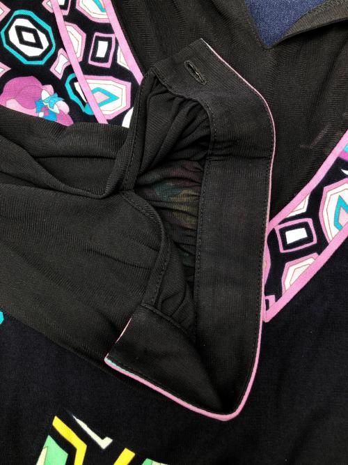 LEONARD（レオナール）LEONARD (レオナール) 総柄チュニック ブラック サイズ:40の古着・服飾アイテム