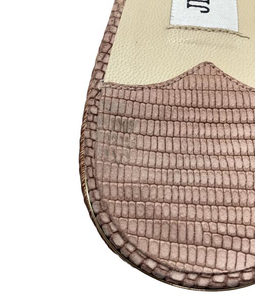 JIMMY CHOO（ジミーチュウ）JIMMY CHOO (ジミーチュウ) クロスサンダル ピンク サイズ:38の古着・服飾アイテム
