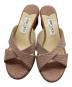 JIMMY CHOO (ジミーチュウ) クロスサンダル ピンク サイズ:38：13000円