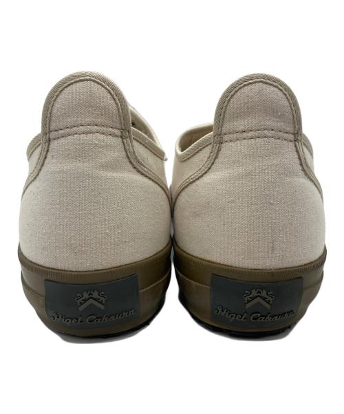 NIGEL CABOURN（ナイジェルケーボン）NIGEL CABOURN (ナイジェルケーボン) ローカットスニーカー ベージュ サイズ:10 1/2の古着・服飾アイテム