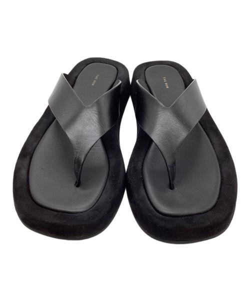 THE ROW（ザ ロウ）THE ROW (ザ ロウ) GINZA トングサンダル ブラック サイズ:39の古着・服飾アイテム