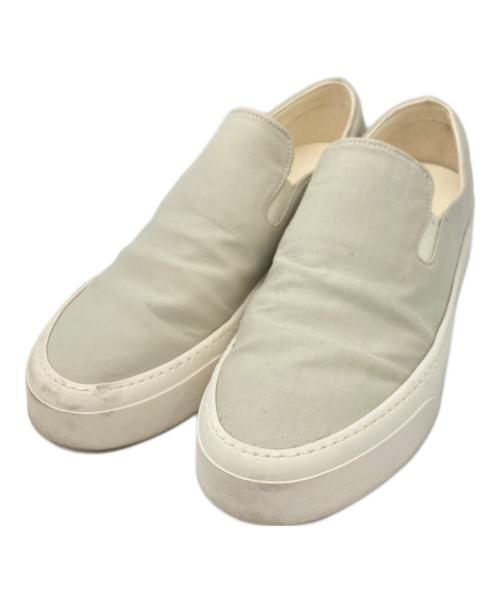 THE ROW（ザ ロウ）THE ROW (ザ ロウ) Marie H スリッポン グレー サイズ:39の古着・服飾アイテム