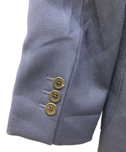 PRADA（プラダ）PRADA (プラダ) ロゴパッチ2Bシングルジャケット ネイビー サイズ:46の古着・服飾アイテム