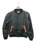 Saint Laurent Parisサンローランパリ）の古着「サテンパンサージャケット」｜ブラック