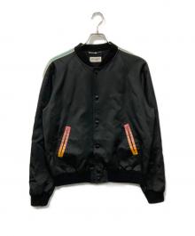 Saint Laurent Paris（サンローランパリ）の古着「サテンパンサージャケット」｜ブラック