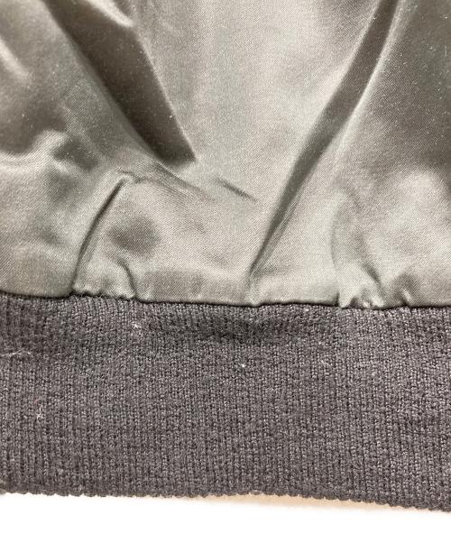 Saint Laurent Paris（サンローランパリ）Saint Laurent Paris (サンローランパリ) サテンパンサージャケット ブラック サイズ:48の古着・服飾アイテム