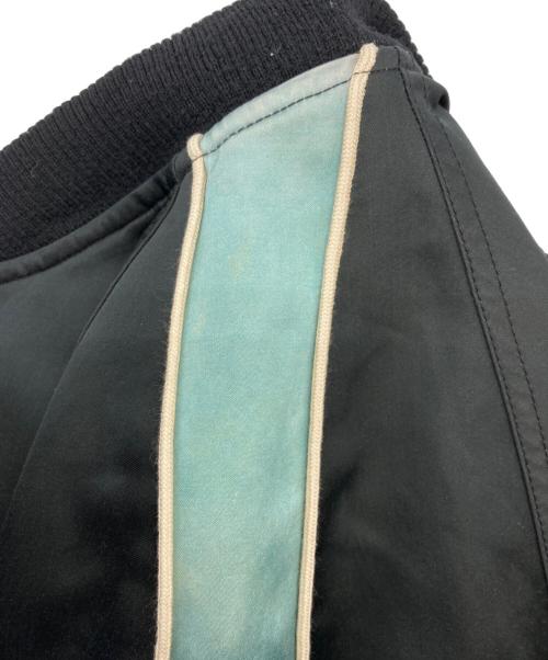 Saint Laurent Paris（サンローランパリ）Saint Laurent Paris (サンローランパリ) サテンパンサージャケット ブラック サイズ:48の古着・服飾アイテム