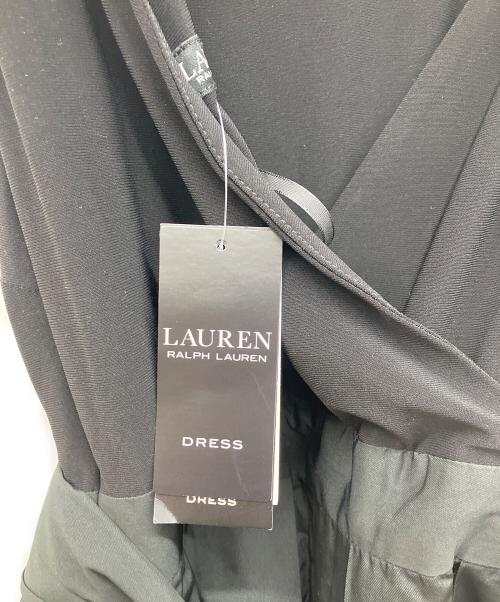 LAUREN RALPH LAUREN（ローレンラルフローレン）LAUREN RALPH LAUREN (ローレンラルフローレン) ノースリーブワンピース ブラック 未使用品の古着・服飾アイテム