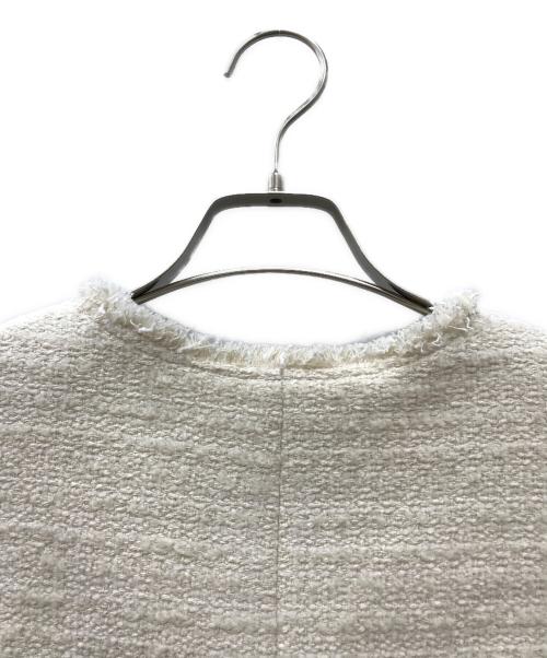 journal standard L'essage（ジャーナルスタンダード レサージュ）journal standard L'essage (ジャーナルスタンダード レサージュ) GIOLICA MIXツイードWIDEジャケット アイボリー サイズ:FREE 未使用品の古着・服飾アイテム