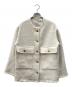 journal standard L'essage（ジャーナルスタンダード レサージュ）の古着「GIOLICA MIXツイードWIDEジャケット」｜アイボリー