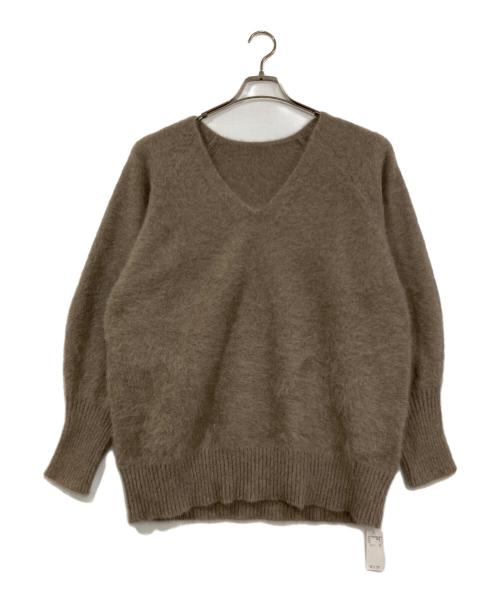 GALLARDA GALANTE（ガリャルダガランテ）GALLARDA GALANTE (ガリャルダガランテ) ウールカシミヤVネックニット ベージュ サイズ:FREEの古着・服飾アイテム