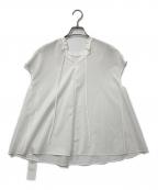BALLSEYボールジィ）の古着「プロセスドコットン Aラインブラウス」｜ホワイト