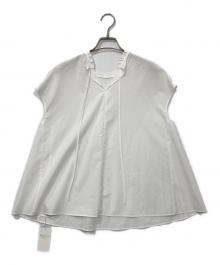 BALLSEY（ボールジィ）の古着「プロセスドコットン Aラインブラウス」｜ホワイト