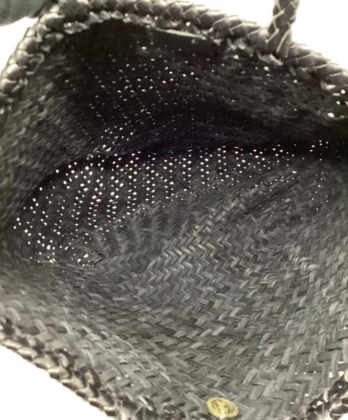 SAINT CHRISTOPHER（セント クリストファー）SAINT CHRISTOPHER (セント クリストファー) レザーカゴバッグ ブラックの古着・服飾アイテム